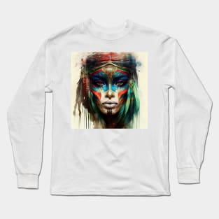 Powerful Egyptian Warrior Woman #10 Long Sleeve T-Shirt